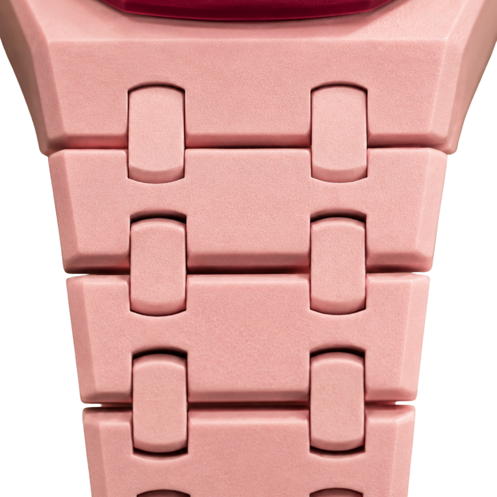Rosalie strap — pink ceramic